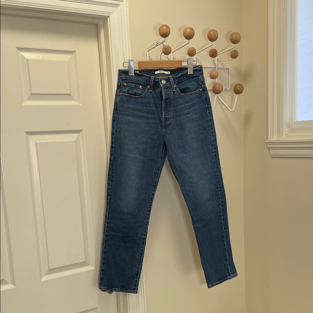 Levi's - Classic Wedgie Straight Denim Jeans - Blue - 27x28